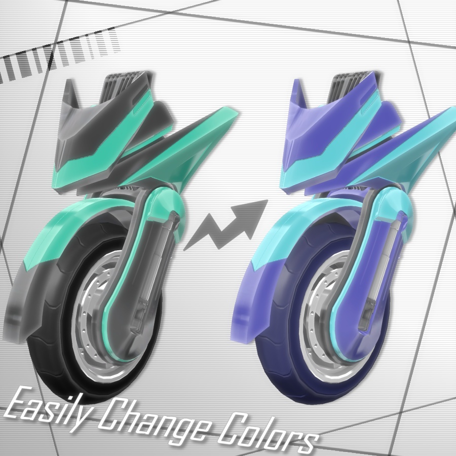 🎉発売記念セール中🎉【MA設定済み】FootWheel【VRChat向けアバターギミック】