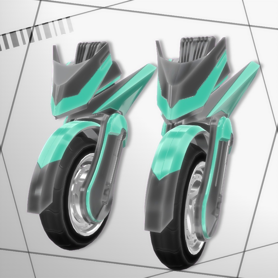 🎉発売記念セール中🎉【MA設定済み】FootWheel【VRChat向けアバターギミック】