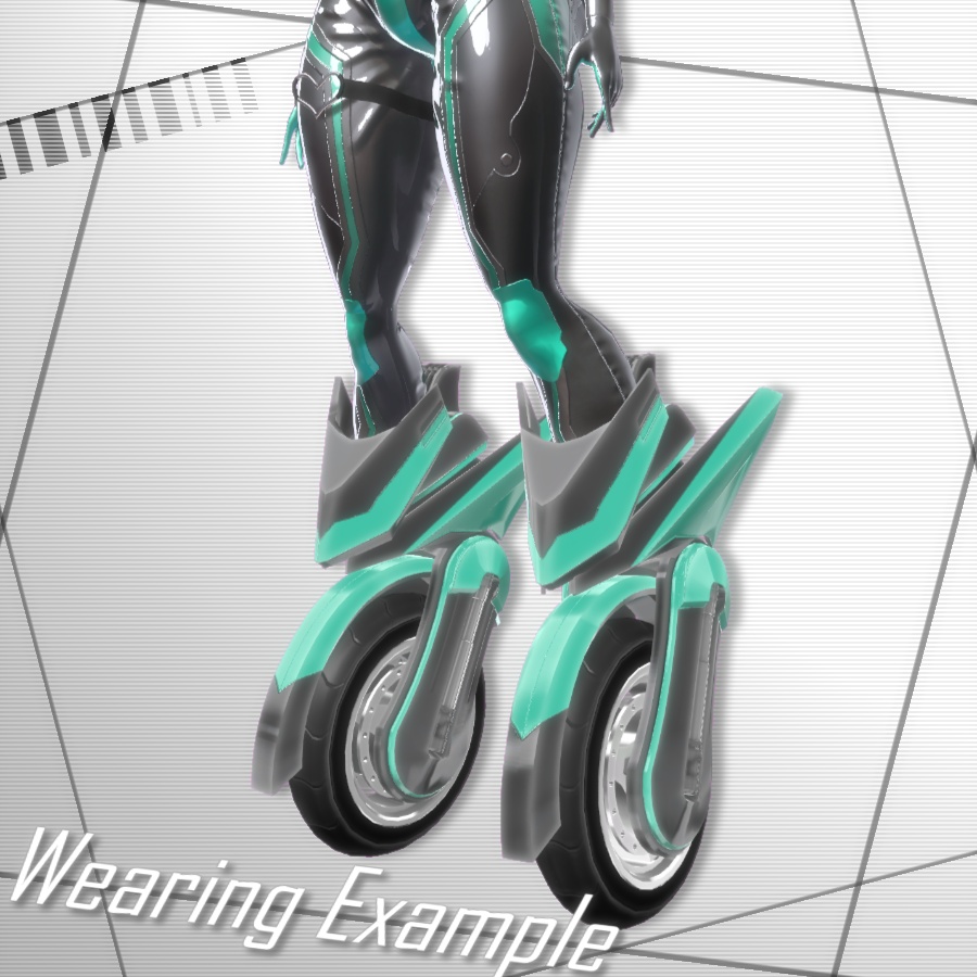 🎉発売記念セール中🎉【MA設定済み】FootWheel【VRChat向けアバターギミック】