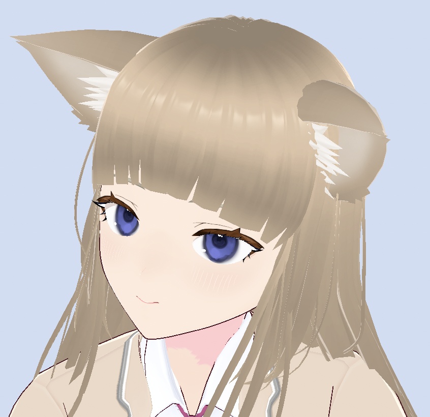 【限定1点 3Dモデル】みるくてぃ~ねこ