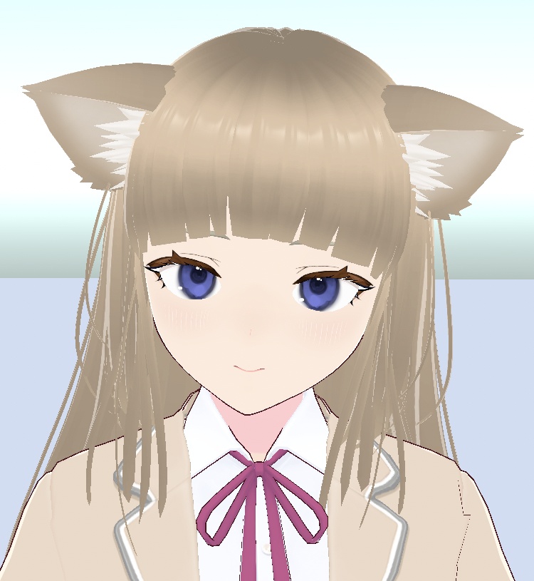 【限定1点 3Dモデル】みるくてぃ~ねこ