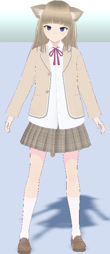 【限定1点 3Dモデル】みるくてぃ~ねこ
