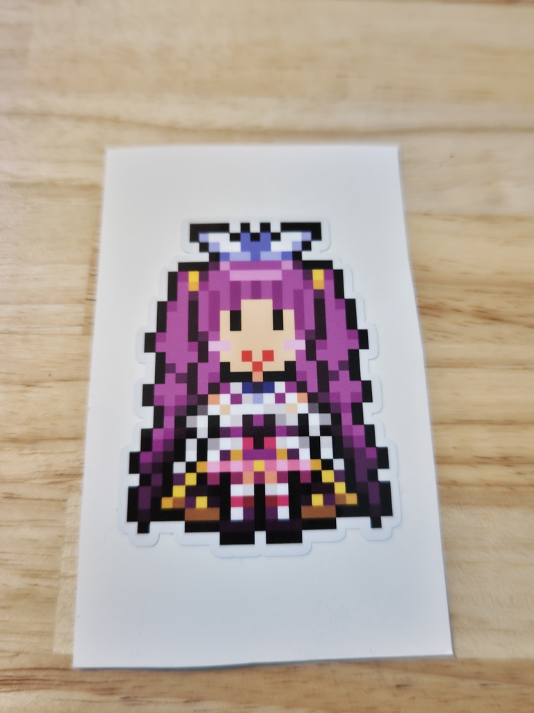 縁取りドット絵ステッカーNo.14　ひろがるスカイプリキュア：キュアマジェスティ
