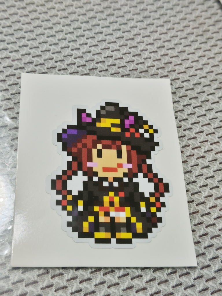 縁取りドット絵ステッカーNo.23　ウマ娘：スイープトウショウ