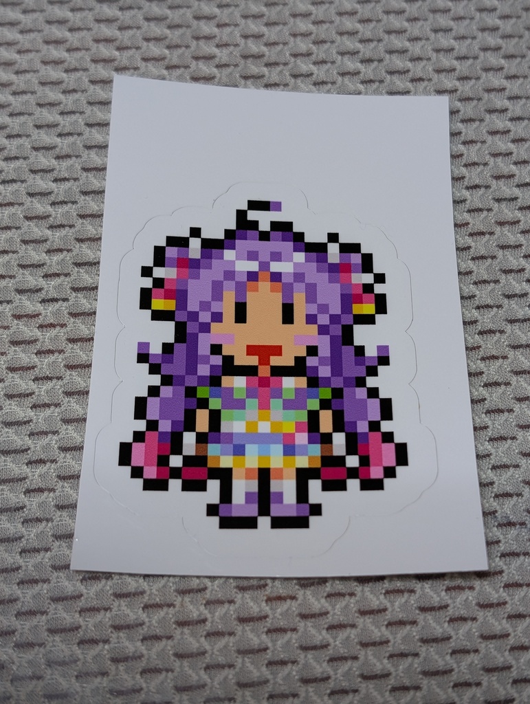 縁取りドット絵ステッカーNo.37　名探偵プリキュア：キュアアンサー