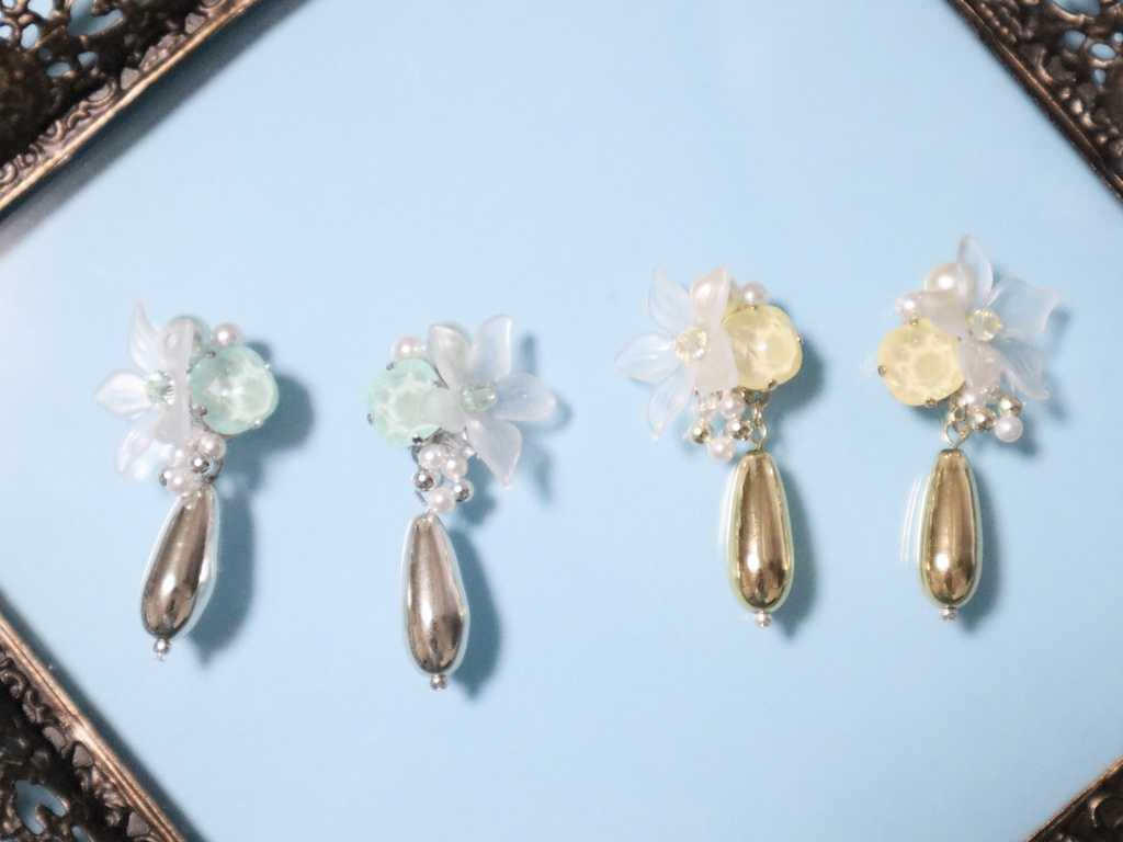【7/19 21:00〜頒布】髭切　膝丸　イメージ　ピアス/イヤリング