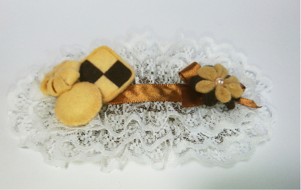 ミニクッキーのぱっちんピン(送料無料)