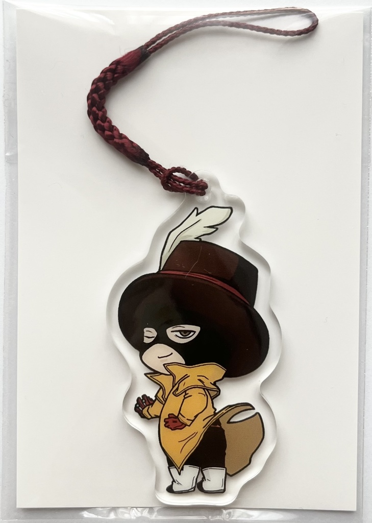 目出し帽コンプレスアクキー(根付紐)