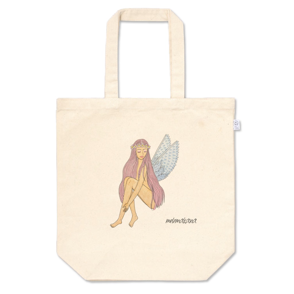 Hawaiian angel tote bag