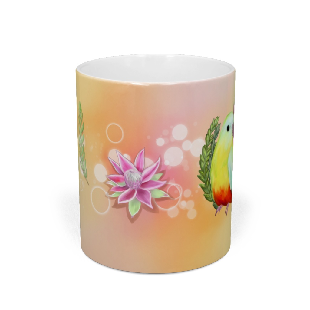 キキョウインコ マグカップ
