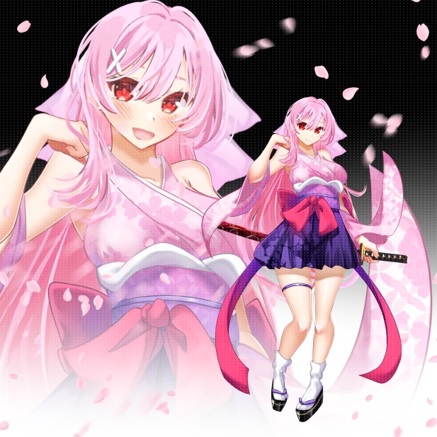 花の剣士 表情30種 立ち絵07