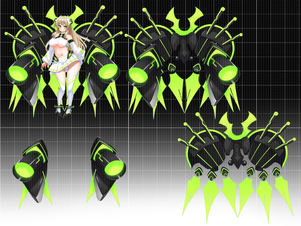 立ち絵素材集 メカ少女