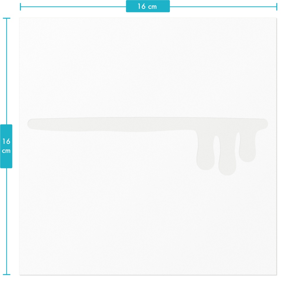 【ステッカー】キズ(クロ)