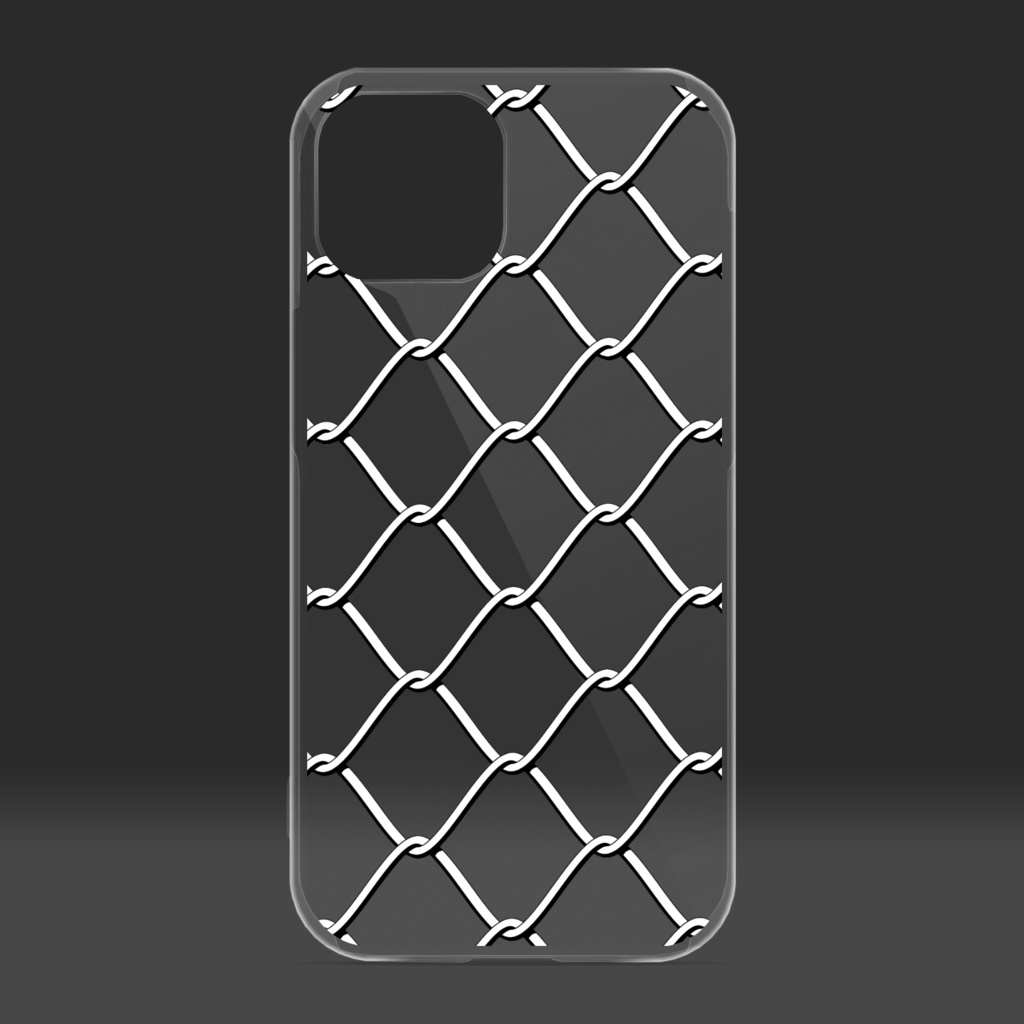 【iPhoneケース:クリア】フェンス
