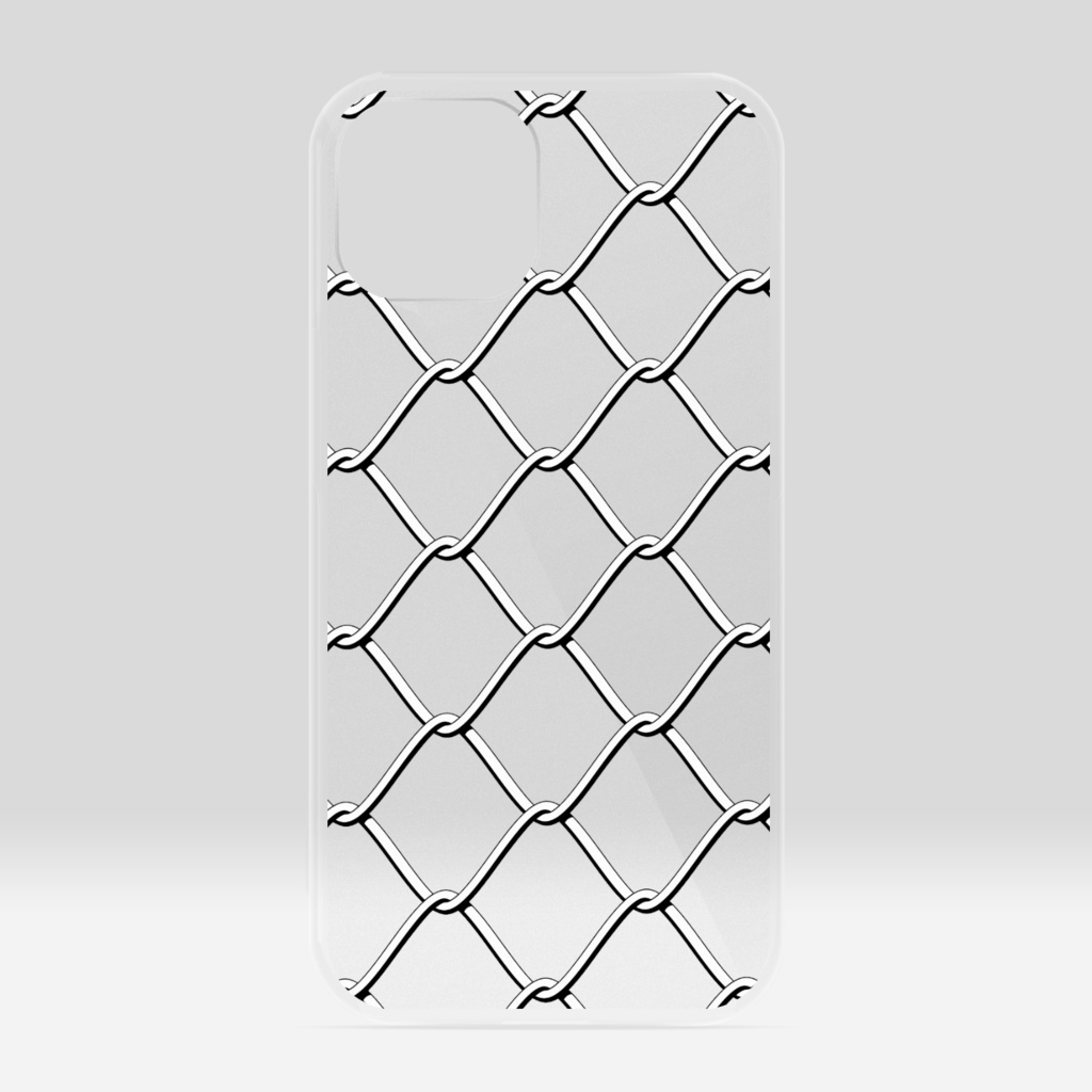 【iPhoneケース：クリア】フェンス