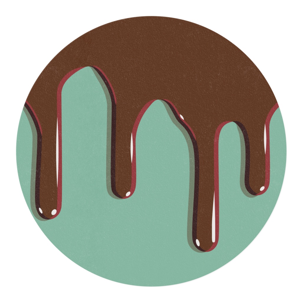 【マスキングテープ】チョコ&ミント