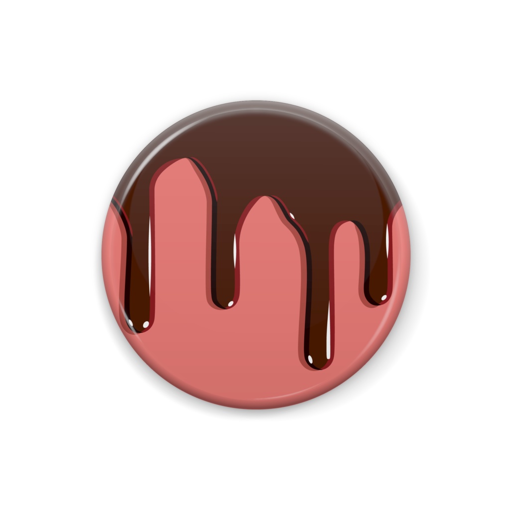 【缶バッジ】チョコ＆ストロベリー