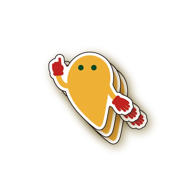 【通販限定】CUTE OBAKE sticker　Pin　3枚セット