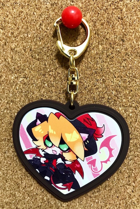 ラバー製キーホルダー