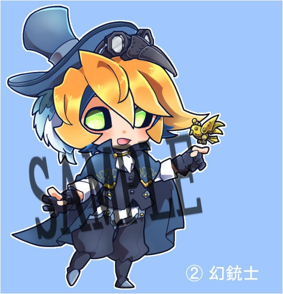 アクリルスタンド(スチームパンク銃士)