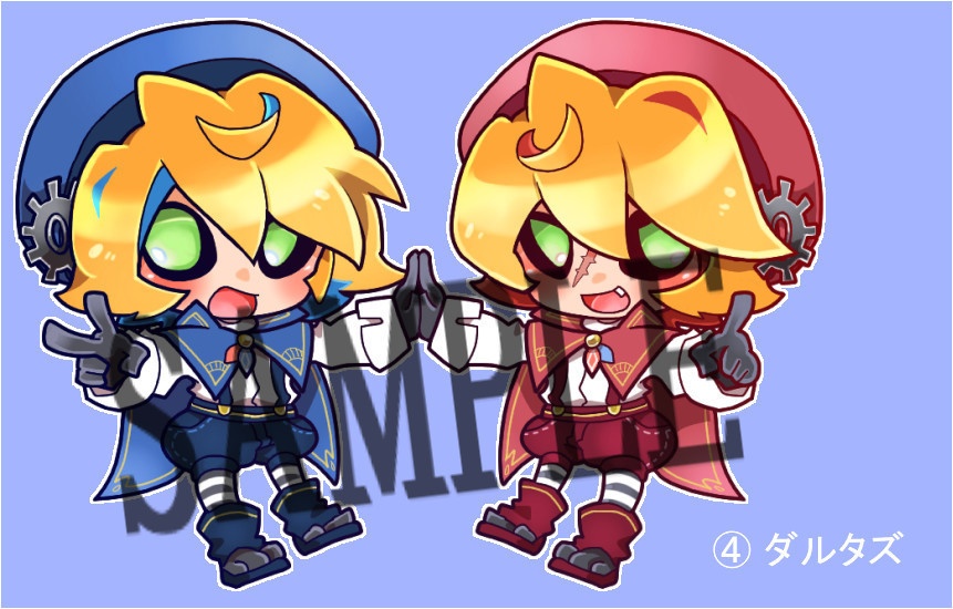 アクリルスタンド(スチームパンク銃士)