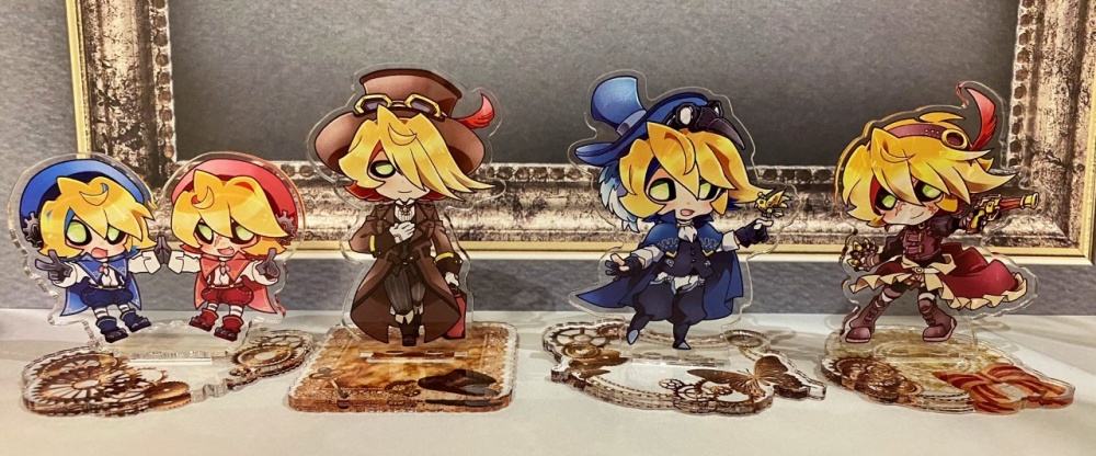 アクリルスタンド(スチームパンク銃士)