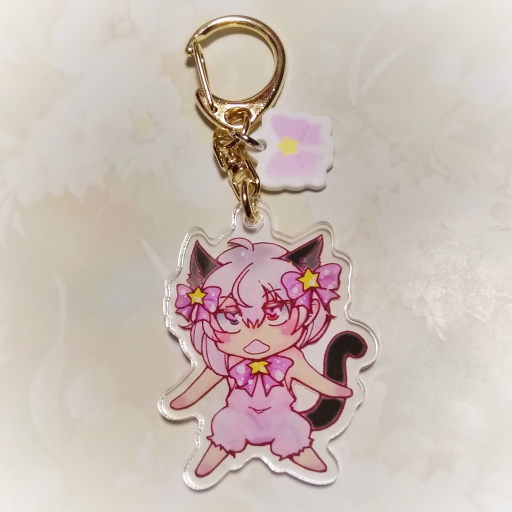 セイくんゆめかわにゃんこアクキー