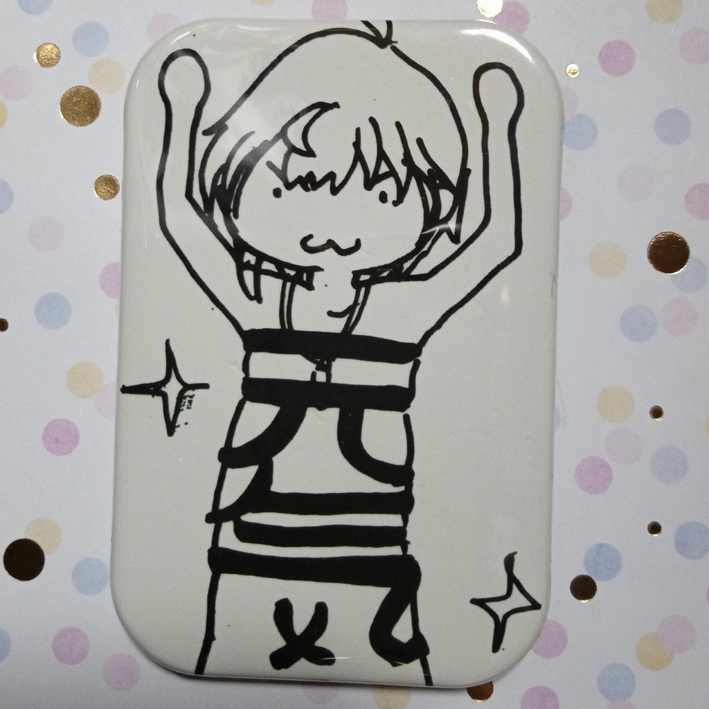 セイくんのしかくい缶バッジ3個セット