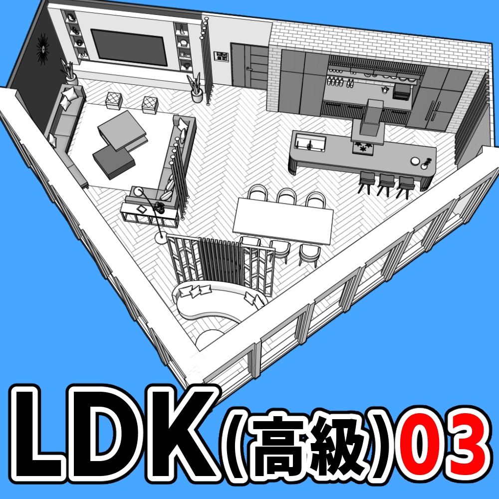 LDK(高級)03【クリスタ用素材】