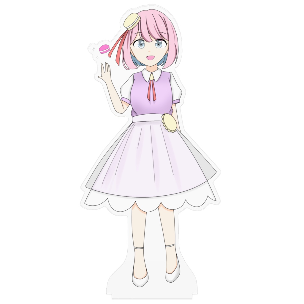 マカロンちゃんのアクリルフィギュア