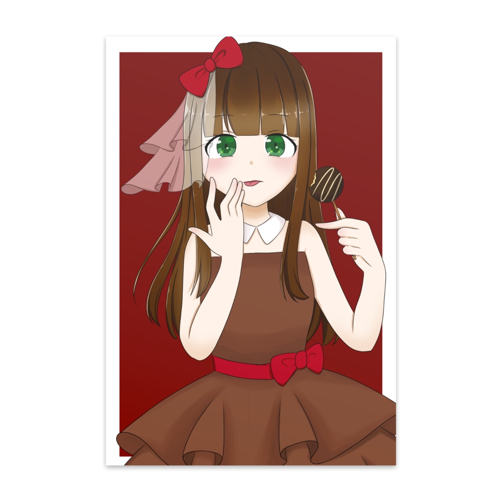 チョコレートちゃんのポストカード