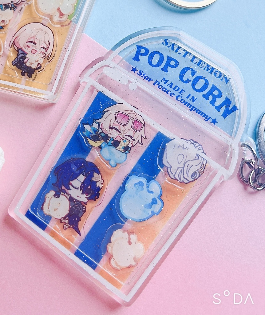 【レイチュリ】ポップコーンシャカシャカアクキー