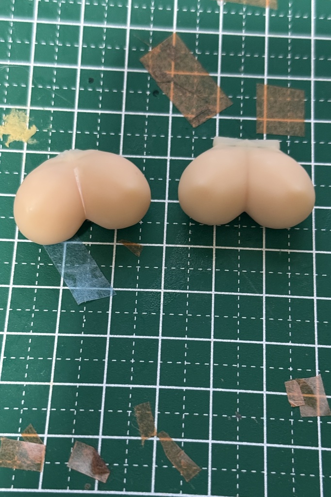 美少女プラモデル用自作胸部パーツ