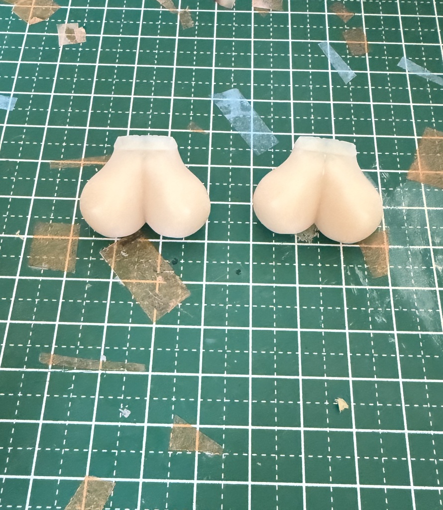 美少女プラモデル用自作胸部パーツB