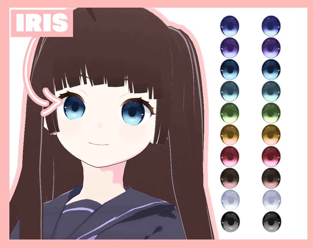 【Vroid】瞳/Eye/Iris texture