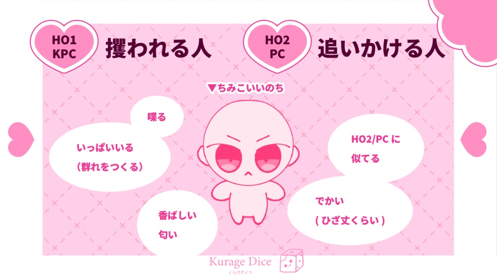 【タイマン・2PL | CoCシナリオ】ちみこいいのちキングダム SPLL:E194462