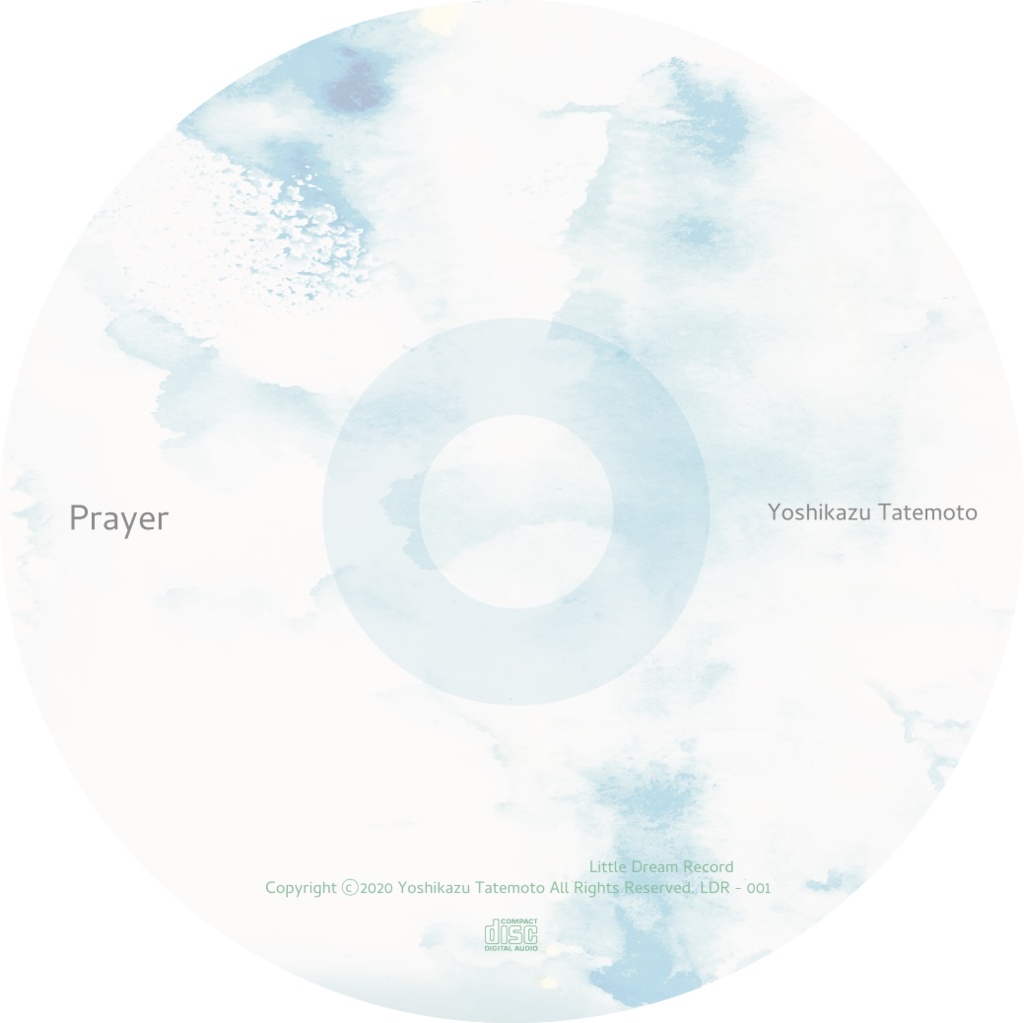 2020.11.1 Piano solo album "Prayer"