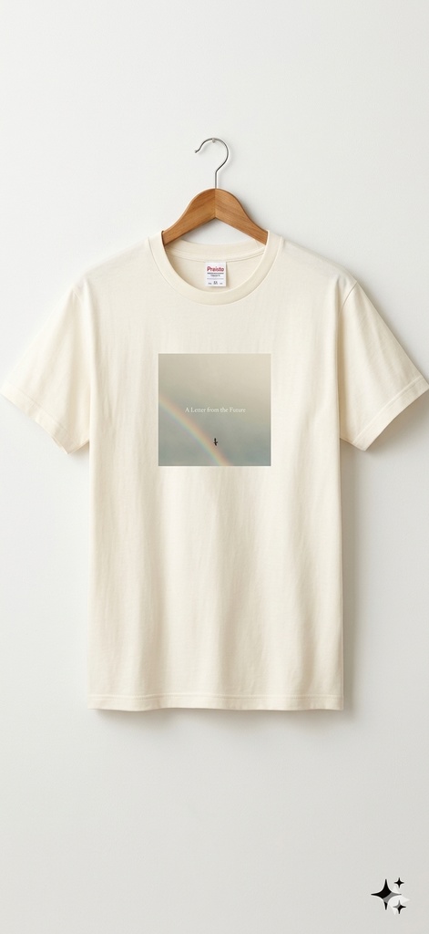 Tシャツ(半袖) / アイボリー / Mサイズ / A Letter from the Future仕様