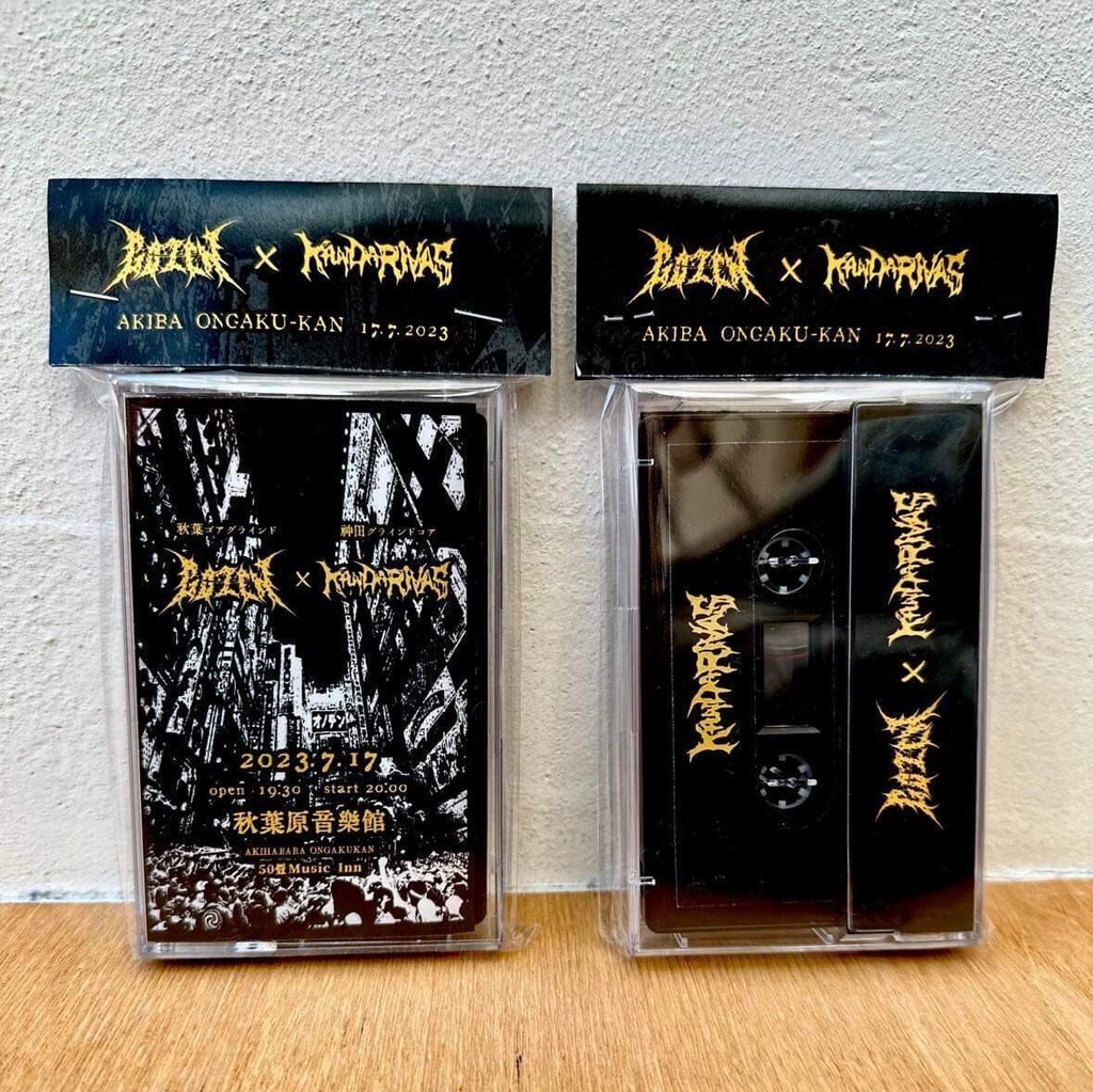 GO-ZEN x KANDARIVAS 2MAN Live at Akihabara Ongakukan Music Inn (Cassette Tape)