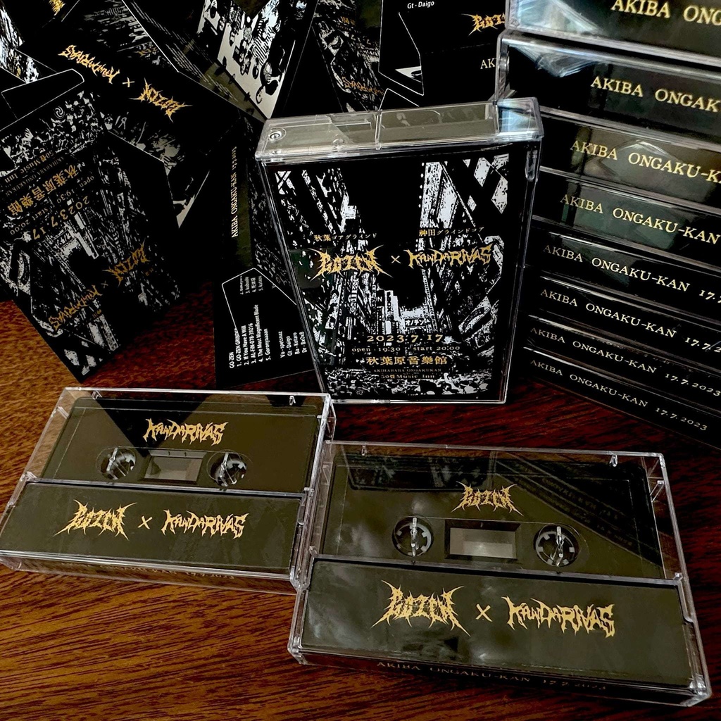 GO-ZEN x KANDARIVAS 2MAN Live at Akihabara Ongakukan Music Inn (Cassette Tape)