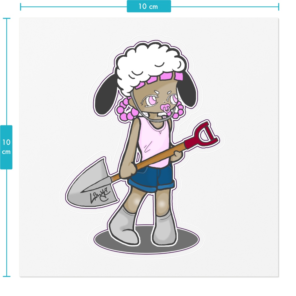 リーヤちゃんステッカー