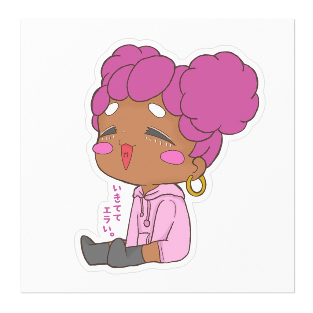 にゃはステッカー