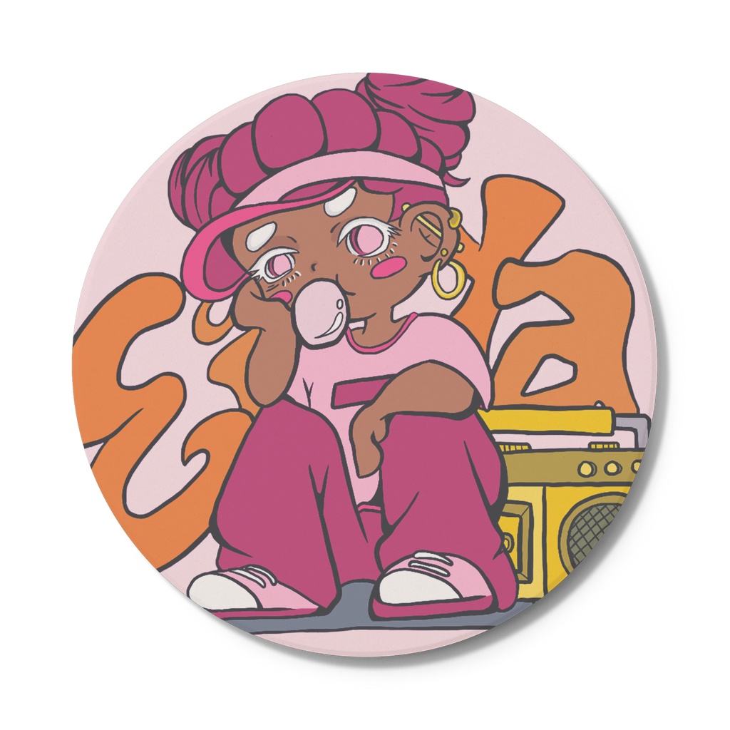 HipHopリーヤコースターpink