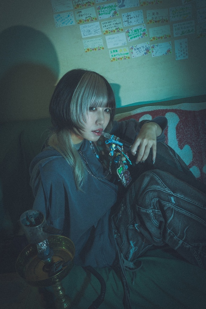 10/3発売予定 メロい曲聞いてるやつだいたいウルフ Full Zip Hoodie Navy