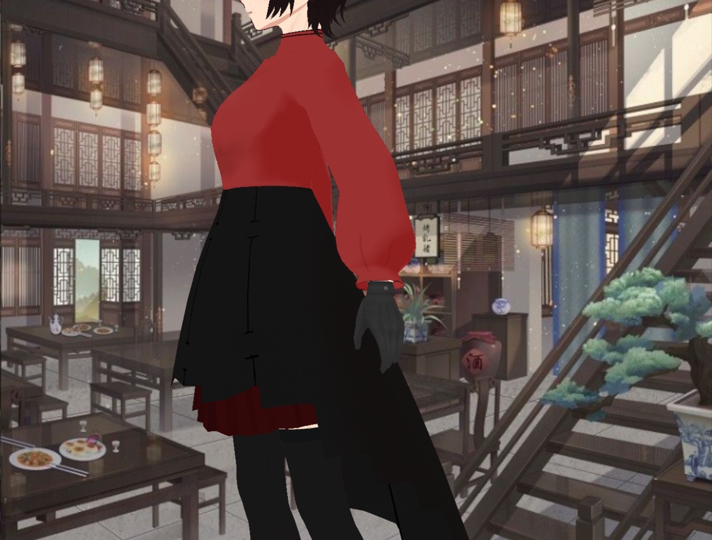 【VRoid】(Dress and Under Skirt)