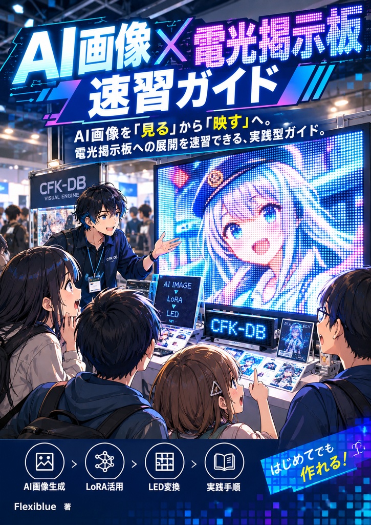 AI画像×電光掲示板　速習ガイド