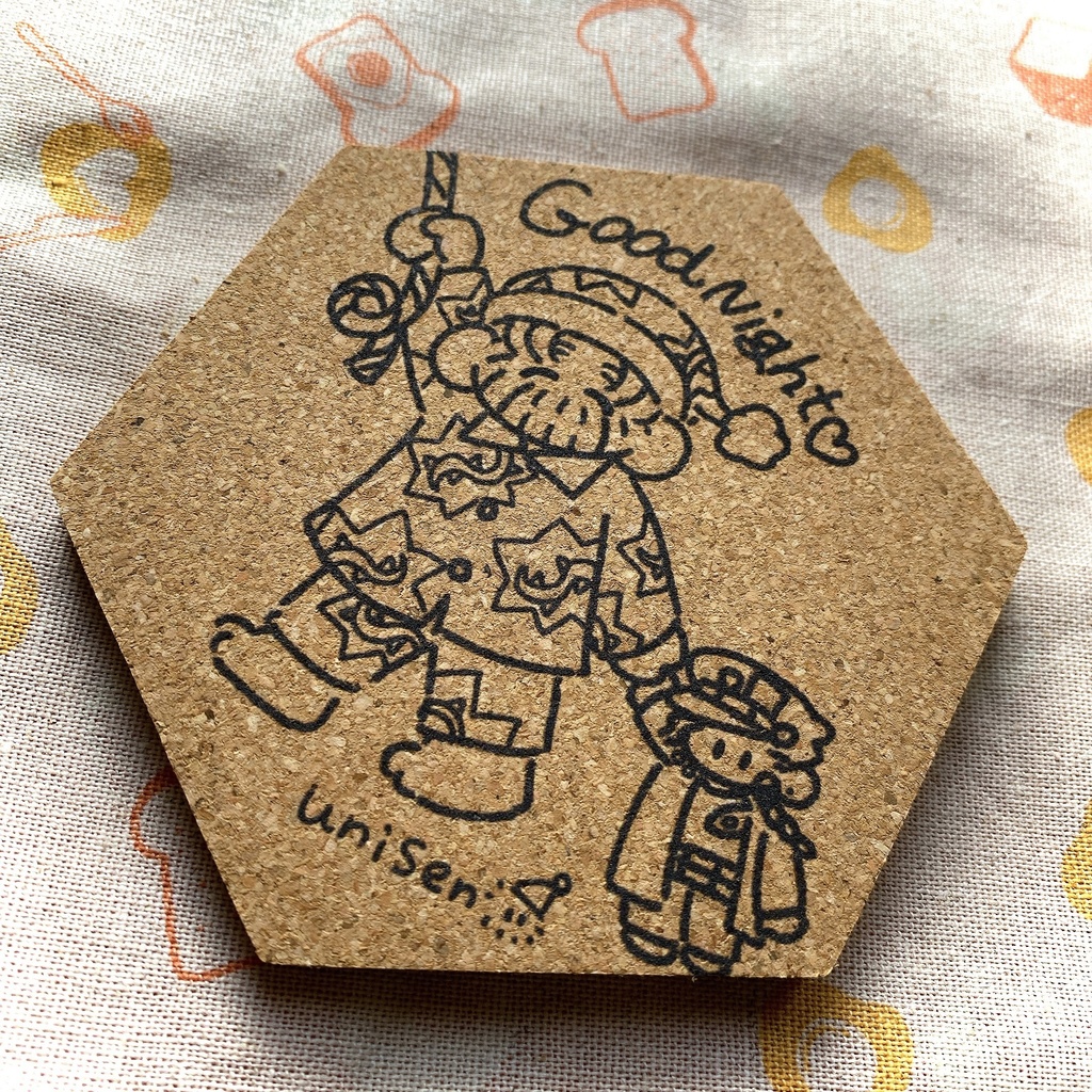 まごじじおやすみコースター