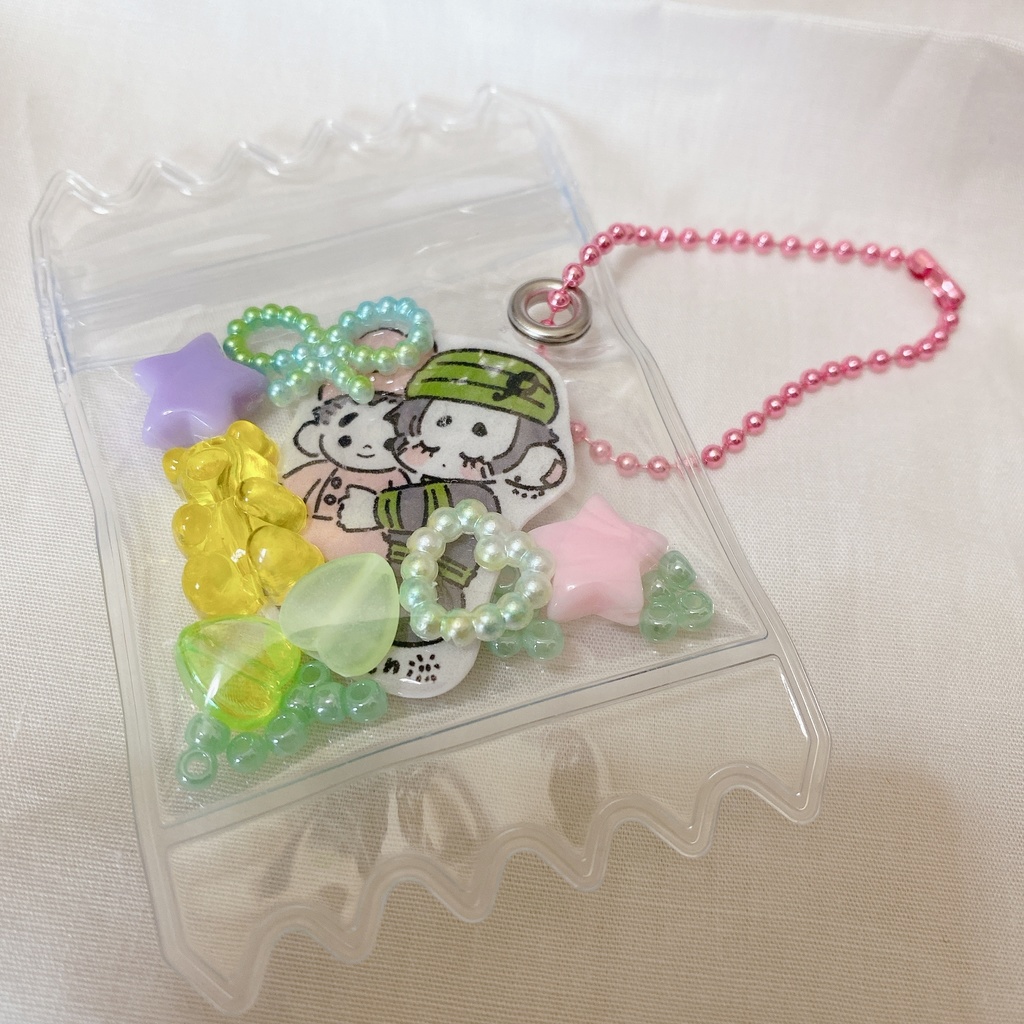 ココマおねんねシャカシャカキーホルダー