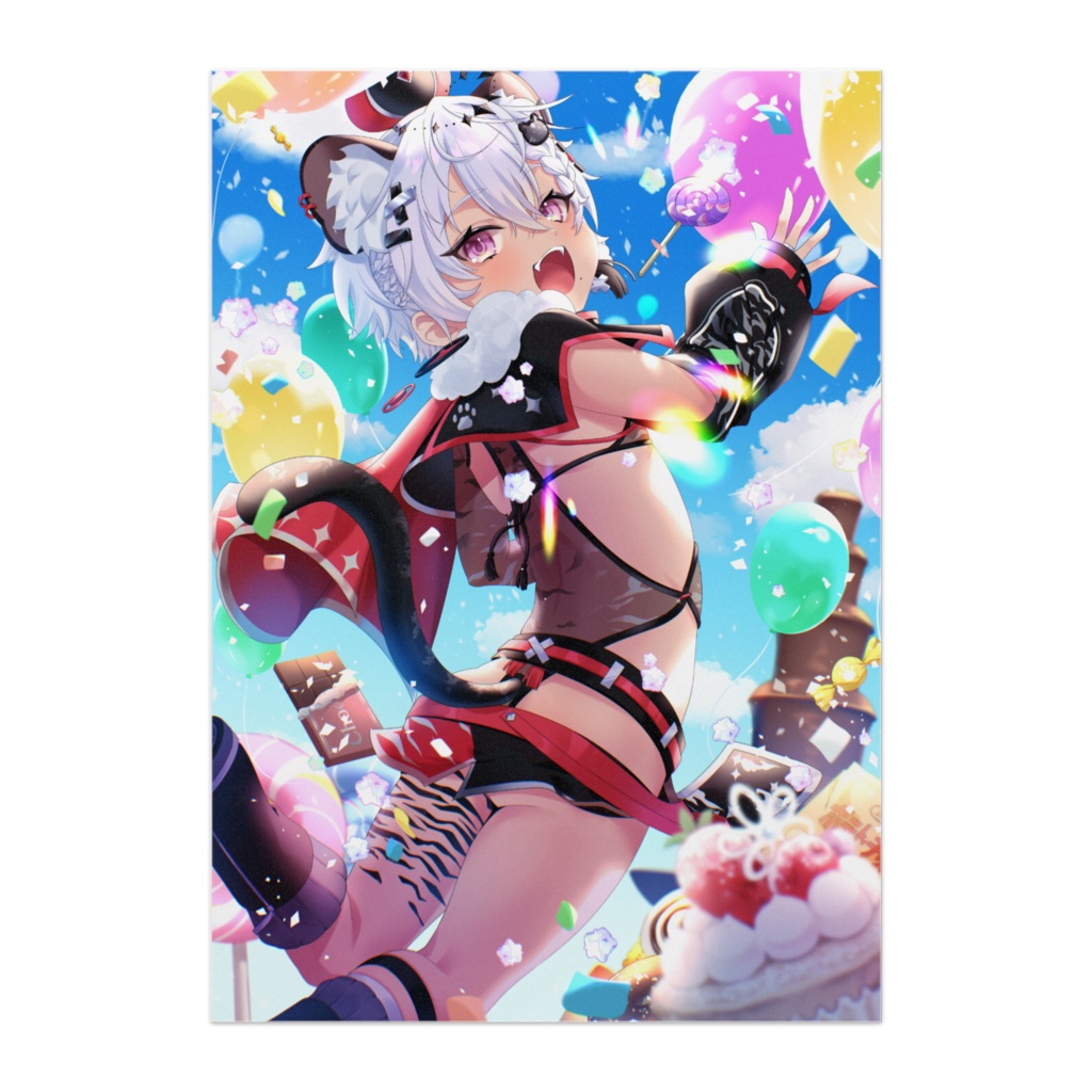 黒虎アキ二周年記念お祝いポスター(期間限定)
