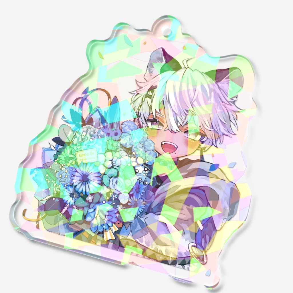 三周年記念イラストアクリルキーホルダー(ホログラム)
